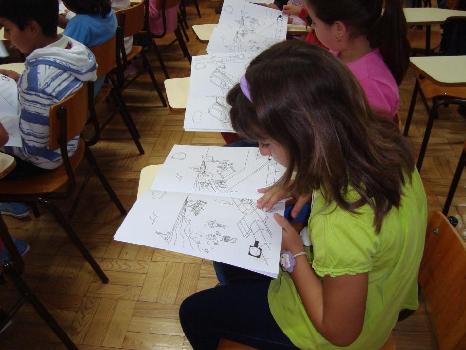 Ação de Sensibilização Escolar.